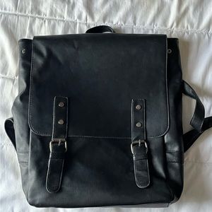 LEATHER RUCKSACK BACKPACK